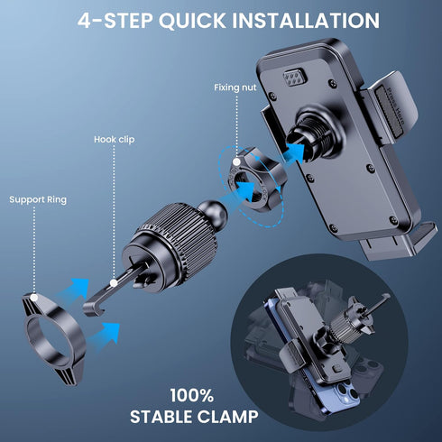 Phone Mount for Car Phone Holder Cell Phone Holder Hands Free Phone Stand for Car Vent Phone Mount Fit iPhone Android Smartphone Universal......