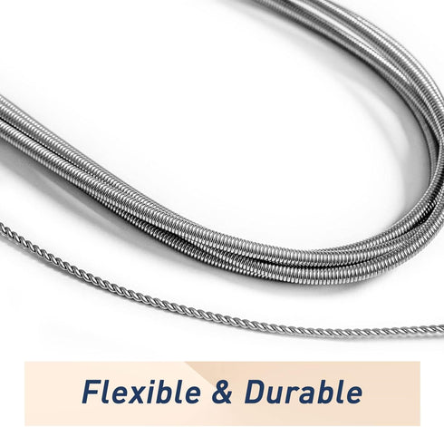 67Inch Flexible Drain Brush, Nylon Cleaner Double Ended Elastic Hose Pipe, 4 PCS Straw Cleaning Brush for Fish Tank Glass Tube Home Kitchen...