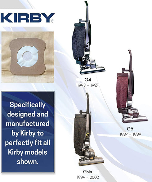 Kirby vac bags (9 count) for Models G4, G5 and Gsix...