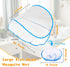 Portable Mosquito Net Tent, Folding Mosquito Head Net, Pop Up Mosquito Tent Netting for Bedding Camping Traveling Patio (1 Pack, Large)...