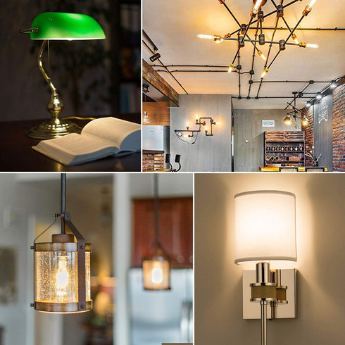 XININSUN T10 Led Bulb, 8W Dimmable Led Tubular Bulbs, 75-100 Watt Equivalent, 2700K Soft Warm White,850lm, Clear Glass, E26 Base Lamp Bulb, for Ca...