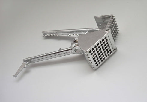 Tredoni Aluminium Big Garlic Press Masher with Head-Cleaner, Olive Pitter, Nutcracker, Meat Tenderizer & Fish Scraper...