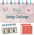 52 Week Money Saving Challenge Binder Budget Book Planner with Cash Envelopes Money Envelopes for Cash Saving Reusable Frosted Cover Organizer Mon...
