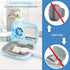 Toothbrush Travel Cover, Toothbrush Travel Case With Air Drying Function, Rechargeable Portable Toothbrush Travel Container with Holder for Househ...