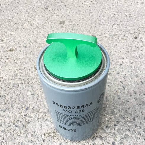 Aluminum Alloy-Oil Filter Plug Tool, Oil Filter Plug Cap Off Tool for Dodge Ram 05083285AA MO285 Turbo Diesel 5.9L 6.7L Cummins-Green...
