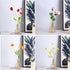 Desktop Plant Vases with Test Tube Glass Flower Vase with Gold Metal Stand Propagation Station Plant Holder for Home Wedding Decor (Gold, Bottle)...