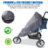 Mosquito Net for Stroller - Grey Sun Shade Protection Infant Stroller Mosquito Net and Car Seat - 2Pack Portable Bug Netting (Grey)...