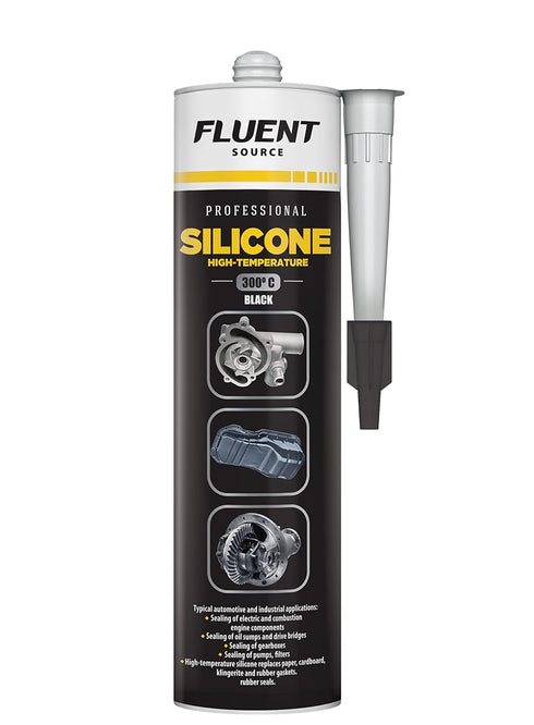 High Temperature Silicone Sealant 10.58 oz + 572°F Black Cartridge RTV Silicone Adhesive...