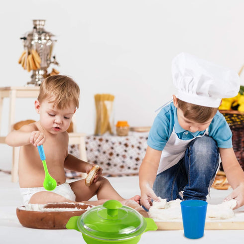 Kids Super Durable Kitchen Toys Set, Pretend Play Children's Dish Toy, Wash and Dry Tableware Dish Rack with Drainer (Great Gift for Kids) (27 Pie...