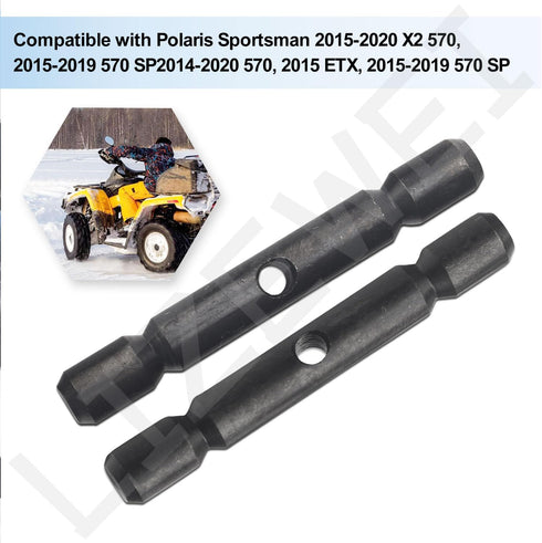 2-Pcs 2205063 Shear Pin for Polaris ATV Glacier Pro Snow Plow, 2015-2019 Sportsman, Heavy Duty Alloy Steel Shear Pin...