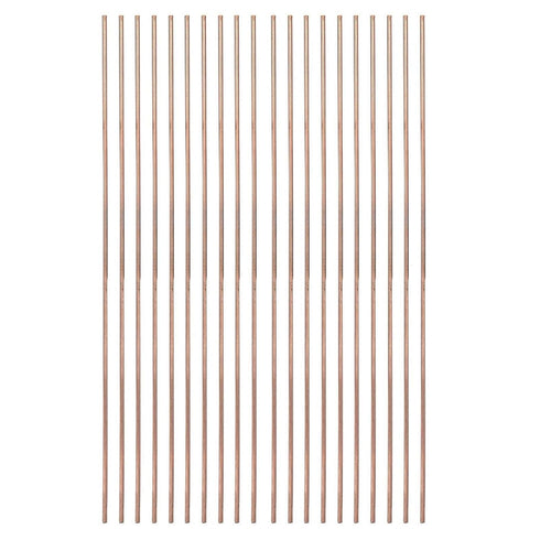 20Pcs Copper Welding Rod Selffluxing Brazing Round Welding Rod Low Temperature Welding Consumables for Air Conditioner Refrigerators...