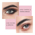 Eyebrow Pencil Double Ended, Waterproof Natural Brow Enhancing Pen, Long lasting Eye Makeup, Pack of 1, Black...