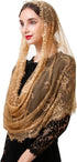 PAMOR Spanish Style Lace Traditional Vintage Inspired Infinity Shape Mantilla Veil Latin Mass Head Covering...