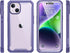 i-Blason Ares Series iPhone 14/13 Case 6.1 inch, Rugged Clear Bumper, Heavy Duty Protection with Built-in Screen Protector - Mauve...