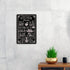 QIONGQI Funny Kitchen Quote Metal Tin Sign Wall Decor Kitchen Rules Sign for Home Kitchen Coffee Shop Decor Gifts...