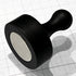 GLASSBOARD STUDIO Powerful Neodymium Magnets, Pawn-Shaped - Strong Fridge/Refrigerator and Whiteboard Magnet, Ideal for Office, Kitchen, Crafts - ...