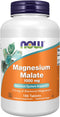 NOW Supplements, Magnesium Malate 1000 mg, Energy Production*, Nervous System Support*, 180 Tablets...