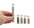 EISCO 5pc Hooked Metal Cylinders Set - Copper, Tin, Aluminum, Zinc, Stainless Steel - for Density Investigation, Specific Gravity & Specific Heat ...