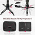 Projector Mount Wall or Ceiling Projection Mount Bracket with Adjustable Height and Extendable Arms Mount for Home and Office Projector...