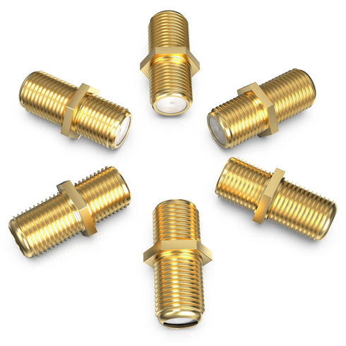 G-PLUG F81 Coaxial Cable Connectors - Exceptional Signal Quality and Durability for Uninterrupted Connectivity...