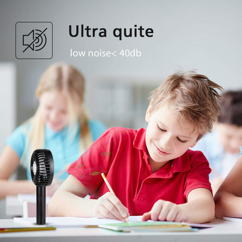 Mini Handheld Fan, Small Personal Portable Fan with USB Rechargeable Battery Operated Desk Electric Fan for Travel Office Room Household Kids Girl...