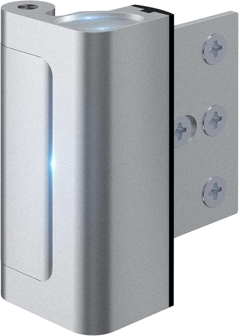 Home Security Door Lock Withstand 800 lbs for Inward Swinging Door,Door Reinforcement Lock with 8 Screws to Prevent Unauthorized Entry, Child Proo...