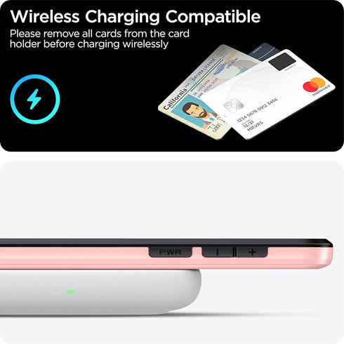 ???????? ?????? Samsung Galaxy S23 FE Case with Card Holder - Wireless Charging Compatible Samsung S23 FE Wallet Case with Hidden Card Slot for Wo...