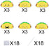 Mexico Taco Dessert Cupcake Toppers Mexican Fiesta Theme Cinco de Mayo Party Decorations - 18 Pcs Picks...