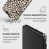 BURGA Phone Case Compatible with Samsung Galaxy S20 - Hybrid 2-Layer Hard Shell + Silicone Protective Case -Black Polka Dots Pattern Nude Almond L...