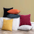 Anickal Black Pillow Covers 16x16 Inch Set of 2 Solid Rustic Farmhouse Decorative Throw Pillow Covers Square Cushion Case for Home Sofa Couch Deco...
