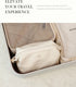Pocmimut Makeup Bag, Leather Make Up Bag Travel Cosmetic Bags for Women, Large Wide-open Makeup Bag Double Layer Toiletry Bag Make Up Organizer Ca...