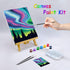 Nuberlic Pre Drawn Canvas Paint Kit, Adult Sip and Paint Party Favor DIY Date Night Activity Supplies, Birthday Gift Star Night (12x16)...