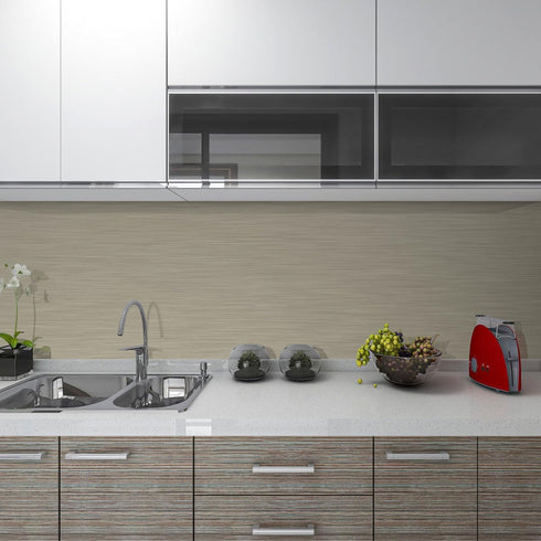 Sliver Stainless Steel Contact Paper Dark Silver Peel and Stick Wallpaper17.7inch x 196.8inch Silver Self Adhesive Wallpaper for Kitchen Counterto...