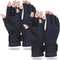 2 Pairs Copper Arthritis Gloves for Women Men, Compression Gloves with Adjust Strap for Arthritis, Wrist Support, Hand Pain, Fingerless Computer T...