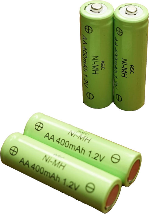 ASC Solar Light AA Ni-MH Rechargable Batteries (Pack of 12) (AA 400mAh)...