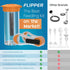 FL!PPER Flipper Feeder - Aquarium Cleaner Fish Food Feeding Clip Kit – Fish Tank Accessories for Flipper Nano, Standard & Max Aquarium Cleaning To...