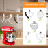 Stand Mixer Attachment Holders Compatible with Kitchenaid Mixer Accessories (White)...