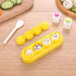 4 Pcs Rice Ball Mould Shaker DIY Ball Shape Sushi Maker Mould & 2 Smile Face Seaweed Nori Punch Embossing Mold Kitchen Tools for Shake DIY Lunch w...