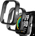 2 Pack Protective Case Compatible with TOZO S3 Smart Watch Screen Protector, Hard PC Bumper Cover Built-in Tempered Glass for TOZO S3 1.83” Watch ...