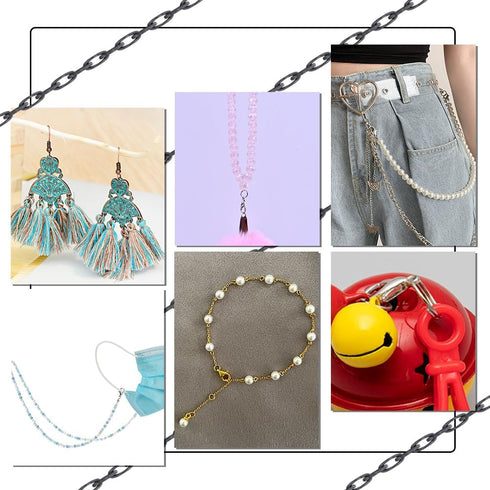 PH PandaHall 120pcs Rainbow Color Earring Making Kit 3 Sizes Fish Hook Ear Wire with Loop 304 Stainless Steel French Earring Hooks Lobster Claw Cl...