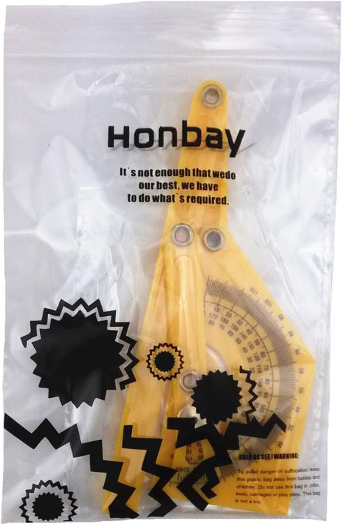 Honbay 1pc Plastic Protractor Angle Finder Measure Arm Ruler Gauge Tool...