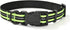 Mile High Life Reflective Dog Collar | Nylon Pet Collars wiith Buckle | Light Weight Puppy Collars | Lime Green Dog Collars for Large Dogs (Lime G...