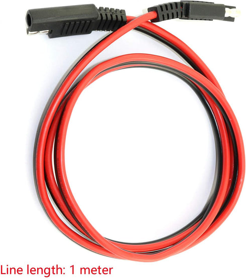 DGZZI 1PC 14AWG SAE Extension Cord SAE to SAE Extension Cable Quick Disconnect Wire Harness SAE Connector 100cm...