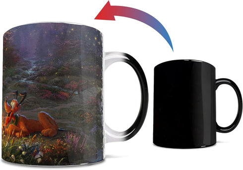 Morphing Mugs Disney – Mickey and Minnie Mouse - Campfire – Thomas Kinkade - One 11 oz Color Changing Heat Sensitive Ceramic Mug – Image Revealed ...