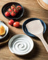 LYEOBOH Spoon Rest for Stove Top, 5 Inch Ceramic Spoon Rest, Spoon Holder for Kitchen Counter, Coffee Spoon Rest Utensil Rest for Spatulas, Spoons...