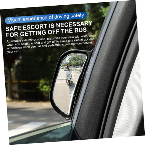 1 Set 2pcs Blind Spot Mirror Blind Side Mirror Blind Spot Car Mirror Rear View Mirror Adjustable Blind Mirror Car Rear Mirror Car Side Mirror Acce...