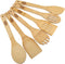 Wooden Spoons for Cooking, Bamboo Kitchen Utensils Wooden Spoons Set 6 Piece, Nonstick Spatula For Daily Use...