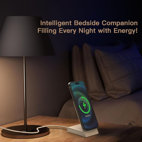 3-in-1 Wireless Charger for MagSafe Charger Stand - 45W USB-C Fast Charging - Wireless Charging Station - for iPhone 14/13/12/Pro/Max/plus and Gal...