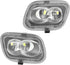 X AUTOHAUX Rear View Mirror Light for Ford F-150 F-250 F-350 F-450 Super Duty FL3Z13B374B FL3Z-13B374B 12V Waterproof Clear Lens White Side Puddle...