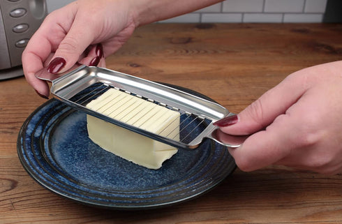 RSVP International Endurance Collection Kitchen Tools, Butter Slicer, Stainless Steel...